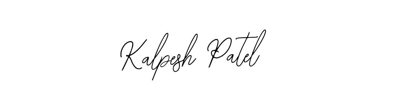 How to make Kalpesh Patel name signature. Use Bearetta-2O07w style for creating short signs online. This is the latest handwritten sign. Kalpesh Patel signature style 12 images and pictures png