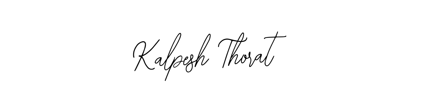 The best way (Bearetta-2O07w) to make a short signature is to pick only two or three words in your name. The name Kalpesh Thorat include a total of six letters. For converting this name. Kalpesh Thorat signature style 12 images and pictures png