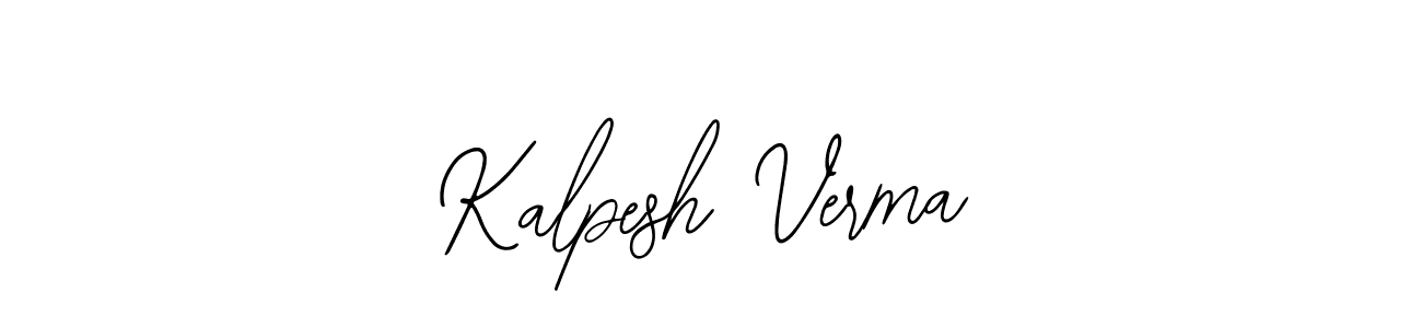 Also we have Kalpesh Verma name is the best signature style. Create professional handwritten signature collection using Bearetta-2O07w autograph style. Kalpesh Verma signature style 12 images and pictures png