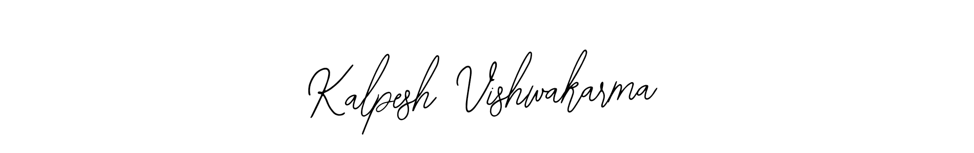 How to Draw Kalpesh Vishwakarma signature style? Bearetta-2O07w is a latest design signature styles for name Kalpesh Vishwakarma. Kalpesh Vishwakarma signature style 12 images and pictures png