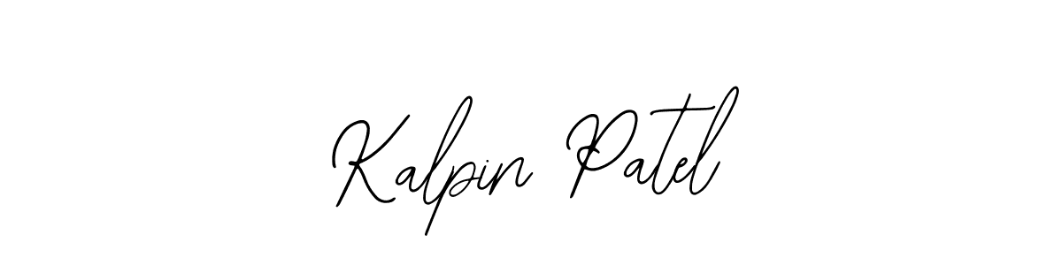 Make a beautiful signature design for name Kalpin Patel. Use this online signature maker to create a handwritten signature for free. Kalpin Patel signature style 12 images and pictures png