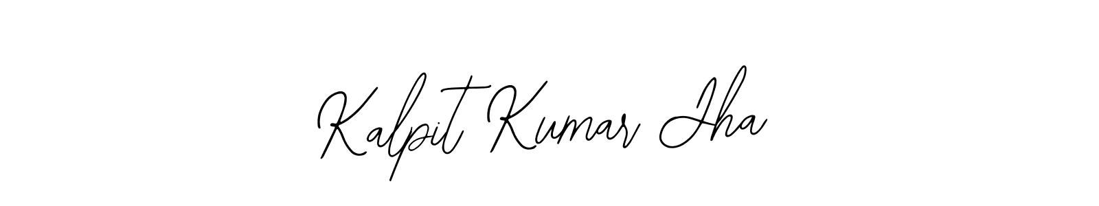 Also we have Kalpit Kumar Jha name is the best signature style. Create professional handwritten signature collection using Bearetta-2O07w autograph style. Kalpit Kumar Jha signature style 12 images and pictures png