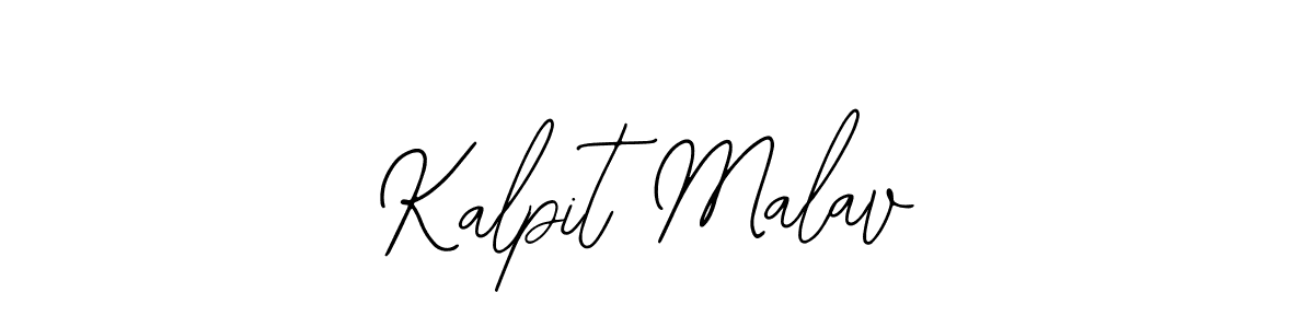 Kalpit Malav stylish signature style. Best Handwritten Sign (Bearetta-2O07w) for my name. Handwritten Signature Collection Ideas for my name Kalpit Malav. Kalpit Malav signature style 12 images and pictures png