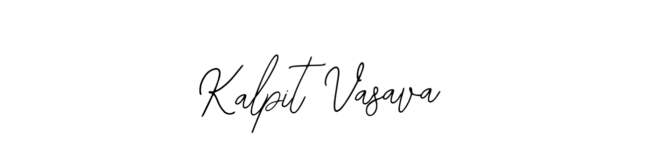 How to make Kalpit Vasava signature? Bearetta-2O07w is a professional autograph style. Create handwritten signature for Kalpit Vasava name. Kalpit Vasava signature style 12 images and pictures png