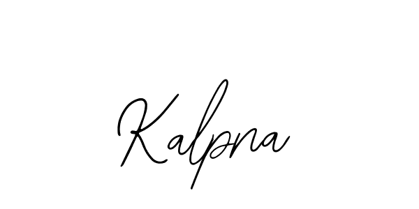 How to make Kalpna signature? Bearetta-2O07w is a professional autograph style. Create handwritten signature for Kalpna name. Kalpna signature style 12 images and pictures png