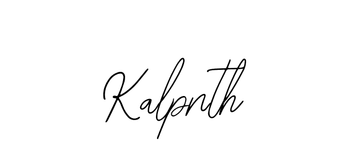 How to Draw Kalpnth signature style? Bearetta-2O07w is a latest design signature styles for name Kalpnth. Kalpnth signature style 12 images and pictures png