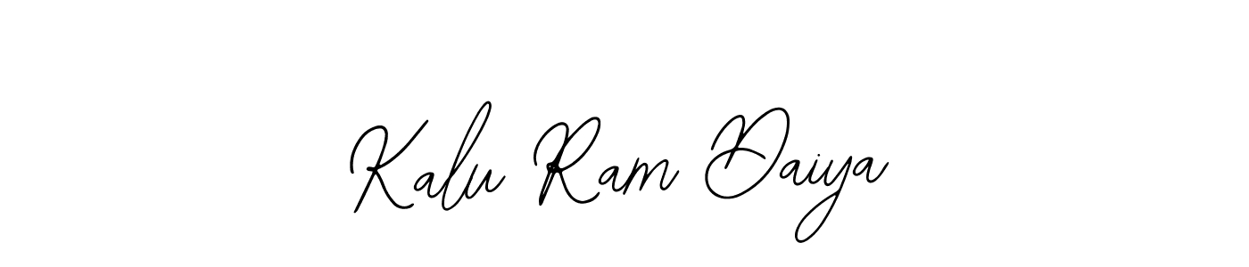 Bearetta-2O07w is a professional signature style that is perfect for those who want to add a touch of class to their signature. It is also a great choice for those who want to make their signature more unique. Get Kalu Ram Daiya name to fancy signature for free. Kalu Ram Daiya signature style 12 images and pictures png