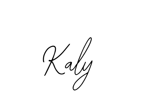 How to make Kaly  name signature. Use Bearetta-2O07w style for creating short signs online. This is the latest handwritten sign. Kaly  signature style 12 images and pictures png
