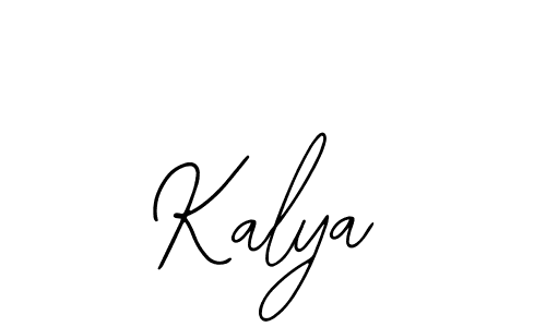 How to make Kalya signature? Bearetta-2O07w is a professional autograph style. Create handwritten signature for Kalya name. Kalya signature style 12 images and pictures png