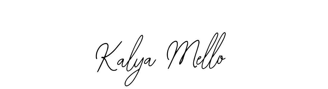 Also we have Kalya Mello name is the best signature style. Create professional handwritten signature collection using Bearetta-2O07w autograph style. Kalya Mello signature style 12 images and pictures png