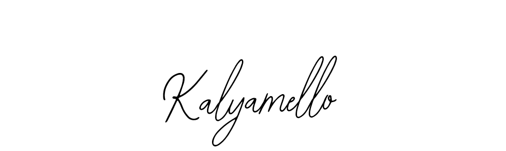 You can use this online signature creator to create a handwritten signature for the name Kalyamello. This is the best online autograph maker. Kalyamello signature style 12 images and pictures png