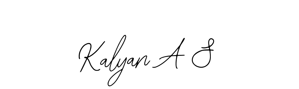 Make a beautiful signature design for name Kalyan A S. With this signature (Bearetta-2O07w) style, you can create a handwritten signature for free. Kalyan A S signature style 12 images and pictures png