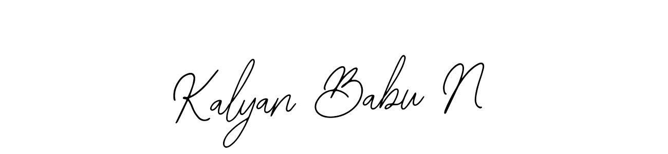 Create a beautiful signature design for name Kalyan Babu N. With this signature (Bearetta-2O07w) fonts, you can make a handwritten signature for free. Kalyan Babu N signature style 12 images and pictures png