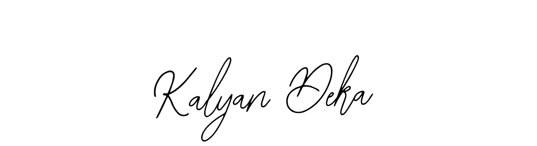 Also You can easily find your signature by using the search form. We will create Kalyan Deka name handwritten signature images for you free of cost using Bearetta-2O07w sign style. Kalyan Deka signature style 12 images and pictures png