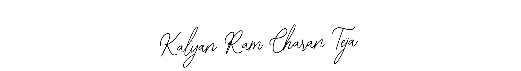 The best way (Bearetta-2O07w) to make a short signature is to pick only two or three words in your name. The name Kalyan Ram Charan Teja include a total of six letters. For converting this name. Kalyan Ram Charan Teja signature style 12 images and pictures png