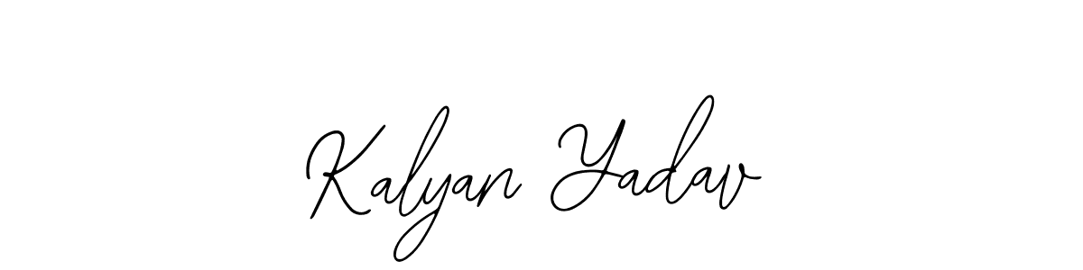 Similarly Bearetta-2O07w is the best handwritten signature design. Signature creator online .You can use it as an online autograph creator for name Kalyan Yadav. Kalyan Yadav signature style 12 images and pictures png