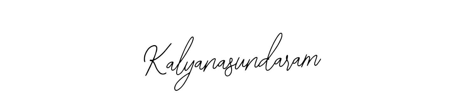 Use a signature maker to create a handwritten signature online. With this signature software, you can design (Bearetta-2O07w) your own signature for name Kalyanasundaram. Kalyanasundaram signature style 12 images and pictures png