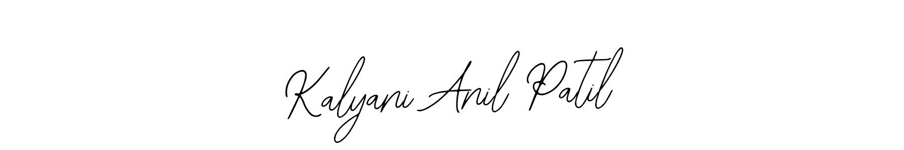 Create a beautiful signature design for name Kalyani Anil Patil. With this signature (Bearetta-2O07w) fonts, you can make a handwritten signature for free. Kalyani Anil Patil signature style 12 images and pictures png