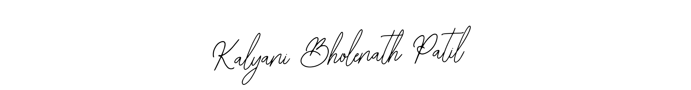 Also we have Kalyani Bholenath Patil name is the best signature style. Create professional handwritten signature collection using Bearetta-2O07w autograph style. Kalyani Bholenath Patil signature style 12 images and pictures png