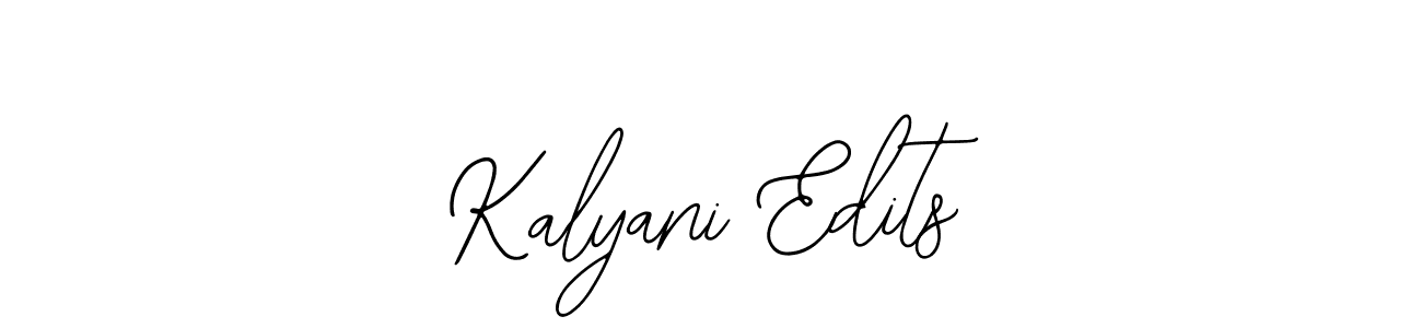 Bearetta-2O07w is a professional signature style that is perfect for those who want to add a touch of class to their signature. It is also a great choice for those who want to make their signature more unique. Get Kalyani Edits name to fancy signature for free. Kalyani Edits signature style 12 images and pictures png