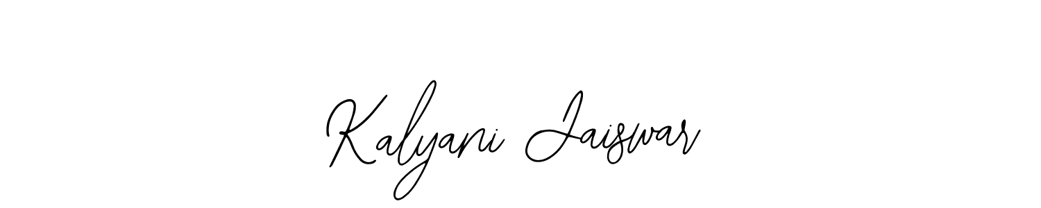 Design your own signature with our free online signature maker. With this signature software, you can create a handwritten (Bearetta-2O07w) signature for name Kalyani Jaiswar. Kalyani Jaiswar signature style 12 images and pictures png