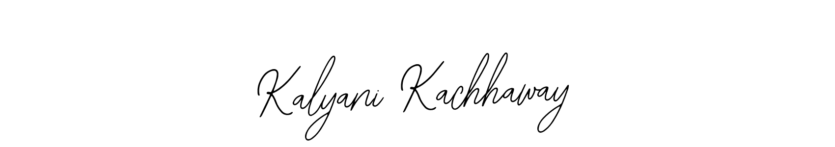 Bearetta-2O07w is a professional signature style that is perfect for those who want to add a touch of class to their signature. It is also a great choice for those who want to make their signature more unique. Get Kalyani Kachhaway name to fancy signature for free. Kalyani Kachhaway signature style 12 images and pictures png