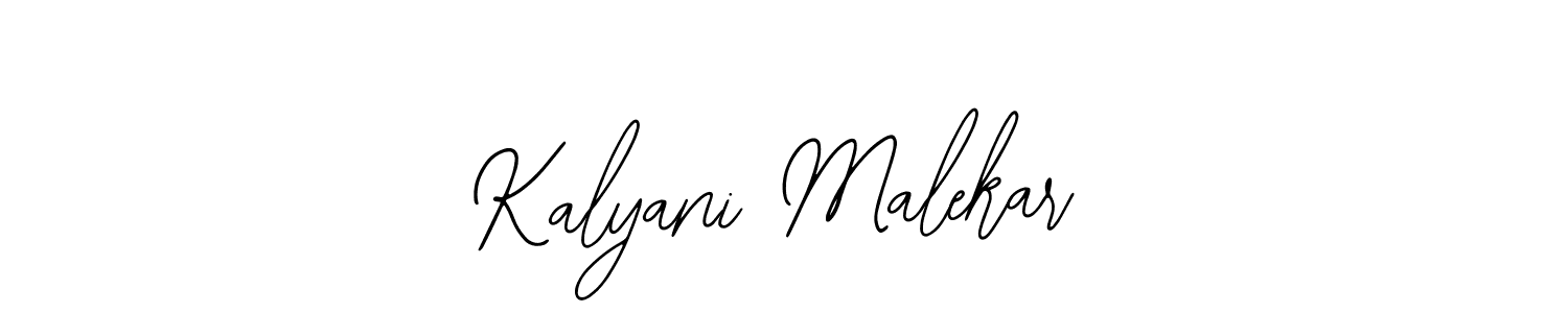 It looks lik you need a new signature style for name Kalyani Malekar. Design unique handwritten (Bearetta-2O07w) signature with our free signature maker in just a few clicks. Kalyani Malekar signature style 12 images and pictures png