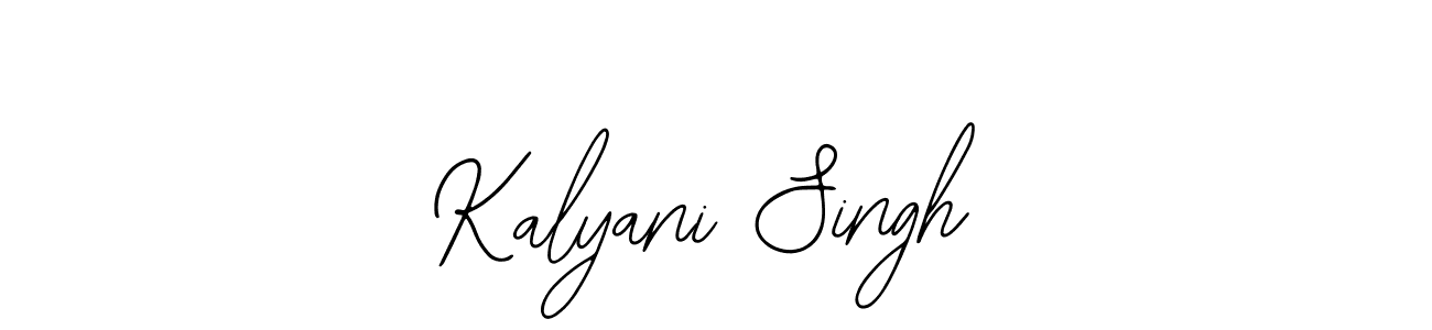 Design your own signature with our free online signature maker. With this signature software, you can create a handwritten (Bearetta-2O07w) signature for name Kalyani Singh. Kalyani Singh signature style 12 images and pictures png