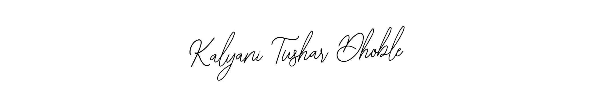 Create a beautiful signature design for name Kalyani Tushar Dhoble. With this signature (Bearetta-2O07w) fonts, you can make a handwritten signature for free. Kalyani Tushar Dhoble signature style 12 images and pictures png