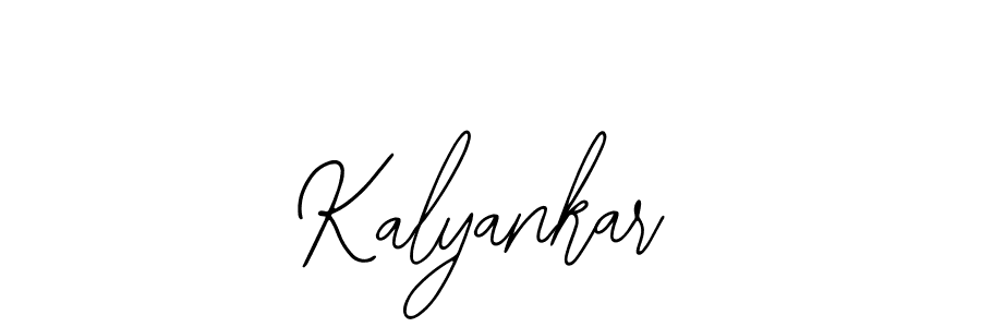 Design your own signature with our free online signature maker. With this signature software, you can create a handwritten (Bearetta-2O07w) signature for name Kalyankar. Kalyankar signature style 12 images and pictures png