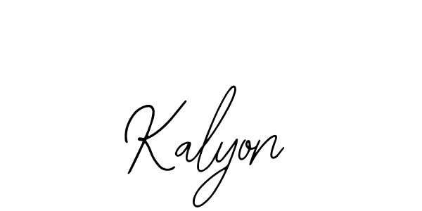 Bearetta-2O07w is a professional signature style that is perfect for those who want to add a touch of class to their signature. It is also a great choice for those who want to make their signature more unique. Get Kalyon name to fancy signature for free. Kalyon signature style 12 images and pictures png