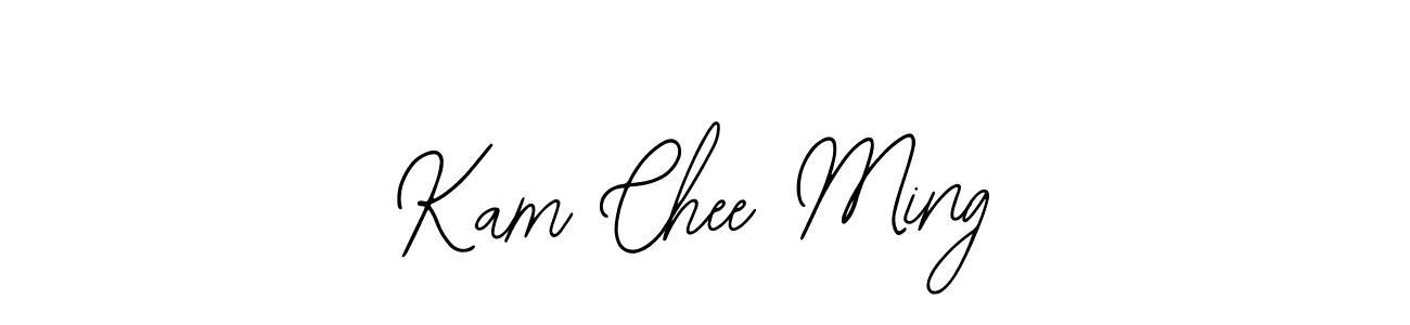 How to make Kam Chee Ming name signature. Use Bearetta-2O07w style for creating short signs online. This is the latest handwritten sign. Kam Chee Ming signature style 12 images and pictures png