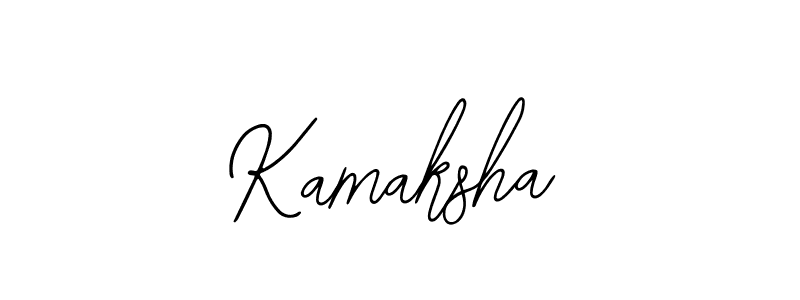 Design your own signature with our free online signature maker. With this signature software, you can create a handwritten (Bearetta-2O07w) signature for name Kamaksha. Kamaksha signature style 12 images and pictures png