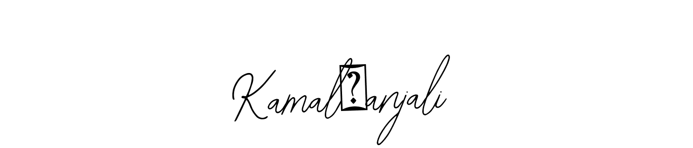 Design your own signature with our free online signature maker. With this signature software, you can create a handwritten (Bearetta-2O07w) signature for name Kamal❤anjali. Kamal❤anjali signature style 12 images and pictures png