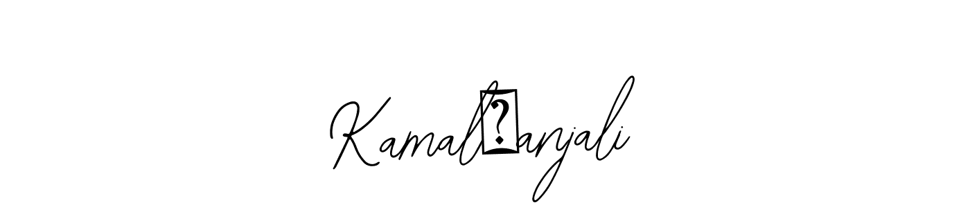 if you are searching for the best signature style for your name Kamal❤anjali. so please give up your signature search. here we have designed multiple signature styles  using Bearetta-2O07w. Kamal❤anjali signature style 12 images and pictures png