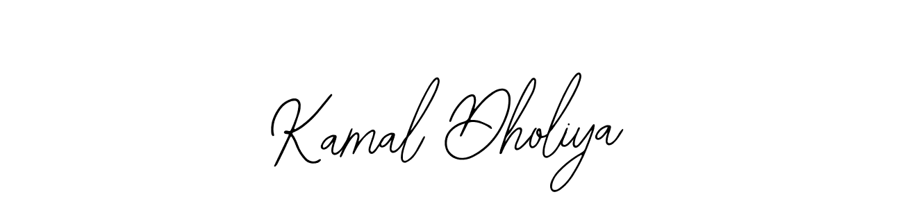 Use a signature maker to create a handwritten signature online. With this signature software, you can design (Bearetta-2O07w) your own signature for name Kamal Dholiya. Kamal Dholiya signature style 12 images and pictures png