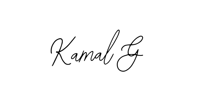 It looks lik you need a new signature style for name Kamal G. Design unique handwritten (Bearetta-2O07w) signature with our free signature maker in just a few clicks. Kamal G signature style 12 images and pictures png