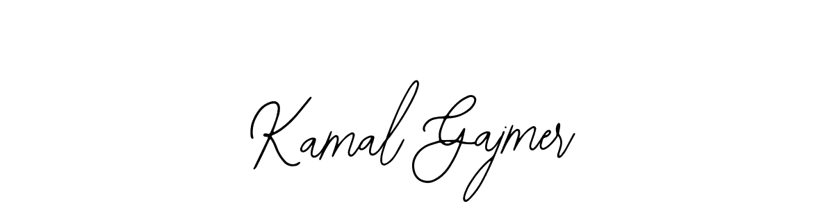 Bearetta-2O07w is a professional signature style that is perfect for those who want to add a touch of class to their signature. It is also a great choice for those who want to make their signature more unique. Get Kamal Gajmer name to fancy signature for free. Kamal Gajmer signature style 12 images and pictures png