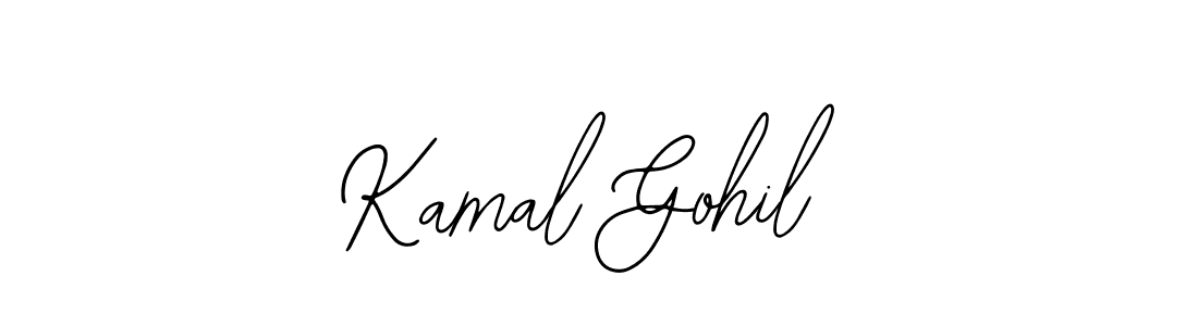 This is the best signature style for the Kamal Gohil name. Also you like these signature font (Bearetta-2O07w). Mix name signature. Kamal Gohil signature style 12 images and pictures png