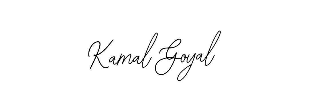 Design your own signature with our free online signature maker. With this signature software, you can create a handwritten (Bearetta-2O07w) signature for name Kamal Goyal. Kamal Goyal signature style 12 images and pictures png