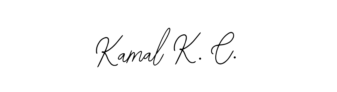 if you are searching for the best signature style for your name Kamal K. C.. so please give up your signature search. here we have designed multiple signature styles  using Bearetta-2O07w. Kamal K. C. signature style 12 images and pictures png