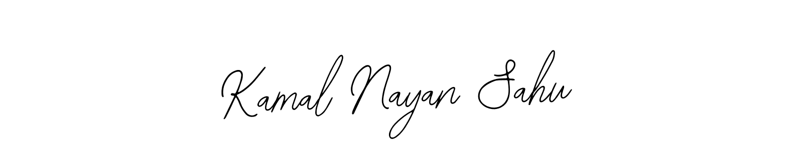 How to make Kamal Nayan Sahu name signature. Use Bearetta-2O07w style for creating short signs online. This is the latest handwritten sign. Kamal Nayan Sahu signature style 12 images and pictures png