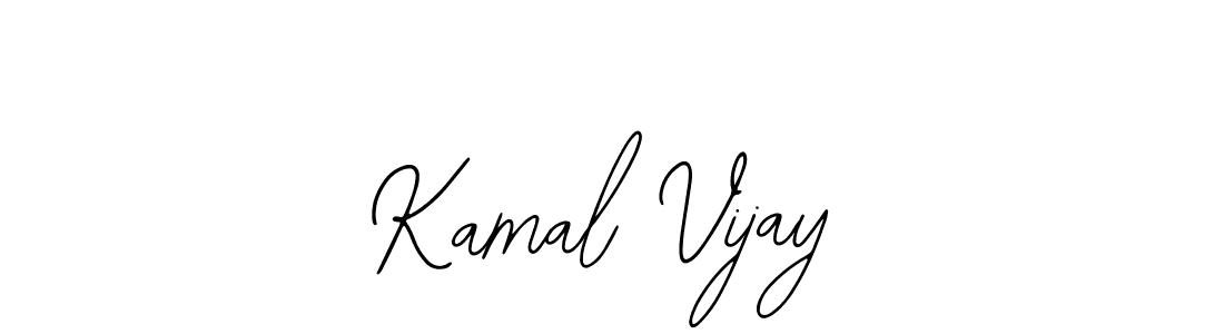 You should practise on your own different ways (Bearetta-2O07w) to write your name (Kamal Vijay) in signature. don't let someone else do it for you. Kamal Vijay signature style 12 images and pictures png