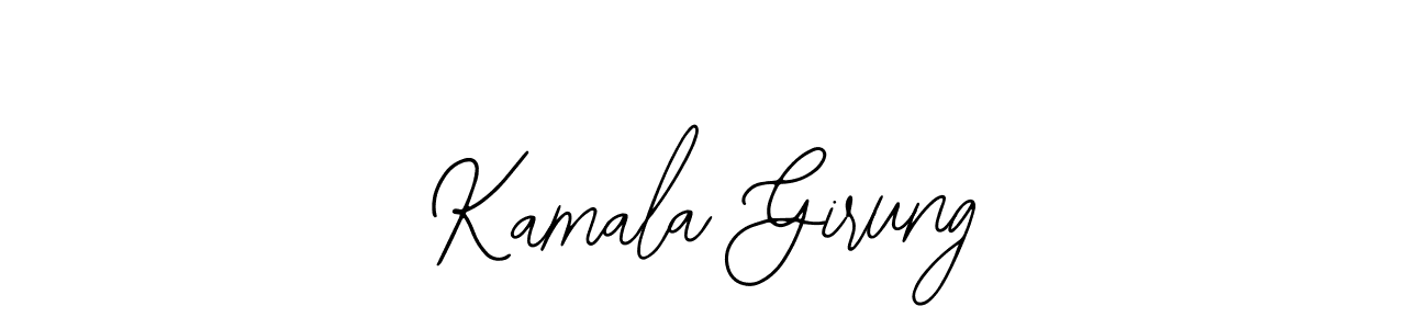 How to make Kamala Girung name signature. Use Bearetta-2O07w style for creating short signs online. This is the latest handwritten sign. Kamala Girung signature style 12 images and pictures png