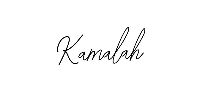 if you are searching for the best signature style for your name Kamalah. so please give up your signature search. here we have designed multiple signature styles  using Bearetta-2O07w. Kamalah signature style 12 images and pictures png