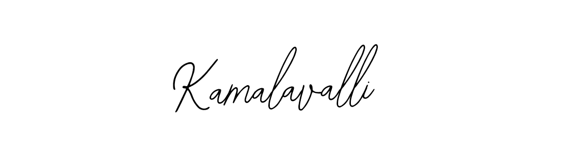 How to make Kamalavalli name signature. Use Bearetta-2O07w style for creating short signs online. This is the latest handwritten sign. Kamalavalli signature style 12 images and pictures png