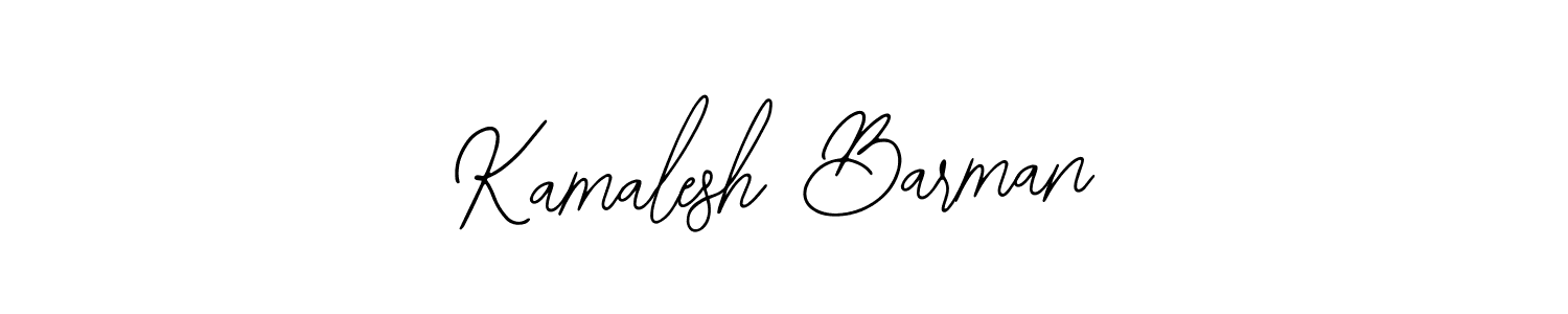 Use a signature maker to create a handwritten signature online. With this signature software, you can design (Bearetta-2O07w) your own signature for name Kamalesh Barman. Kamalesh Barman signature style 12 images and pictures png