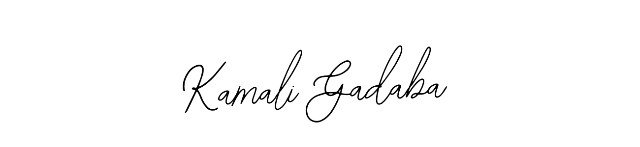 Make a beautiful signature design for name Kamali Gadaba. Use this online signature maker to create a handwritten signature for free. Kamali Gadaba signature style 12 images and pictures png