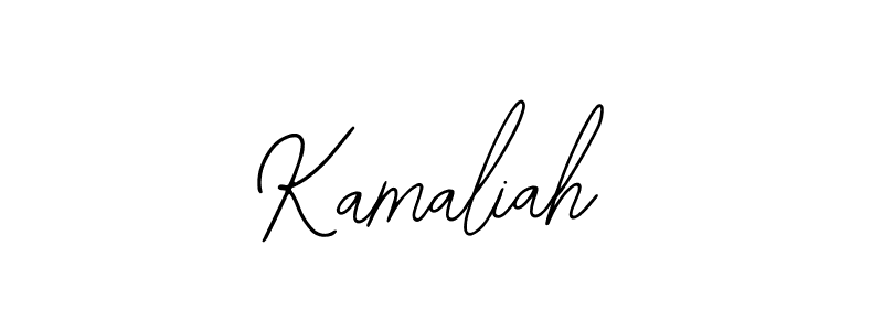 Also You can easily find your signature by using the search form. We will create Kamaliah name handwritten signature images for you free of cost using Bearetta-2O07w sign style. Kamaliah signature style 12 images and pictures png