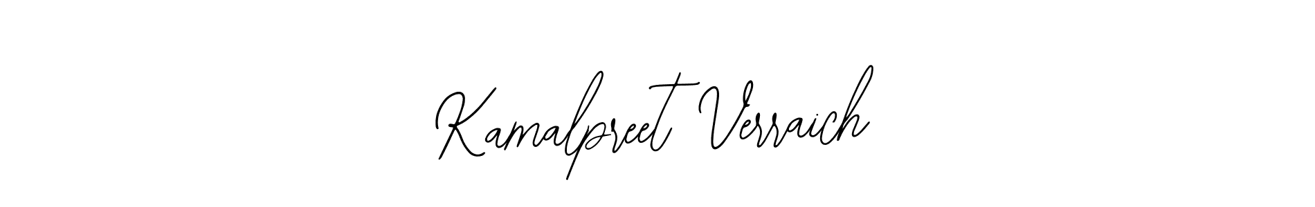 Design your own signature with our free online signature maker. With this signature software, you can create a handwritten (Bearetta-2O07w) signature for name Kamalpreet Verraich. Kamalpreet Verraich signature style 12 images and pictures png
